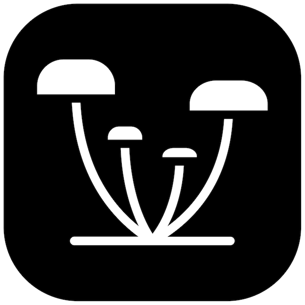 Ilustración vectorial de los hongos