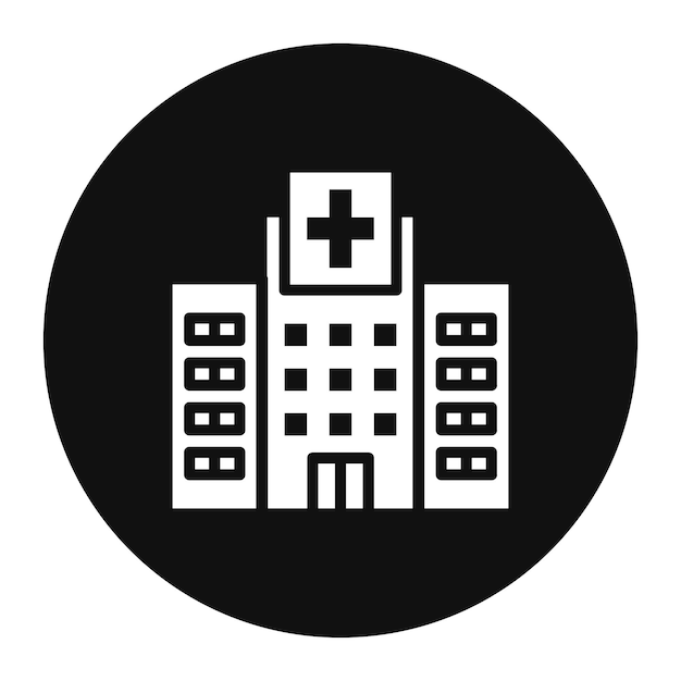 Ilustración vectorial del hospital