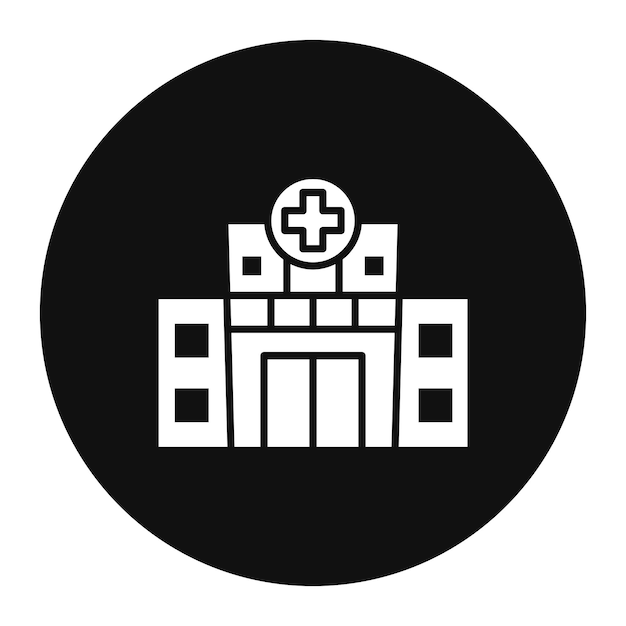 Ilustración vectorial del hospital