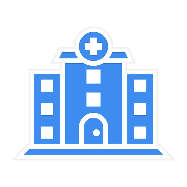 Ilustración vectorial del hospital