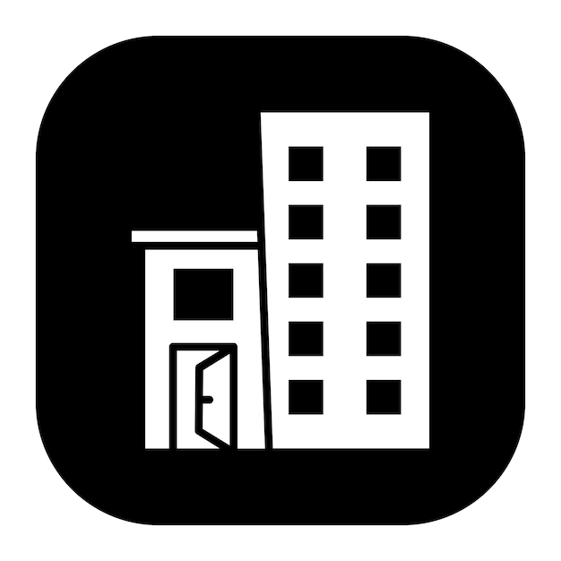 Ilustración vectorial de hoteles