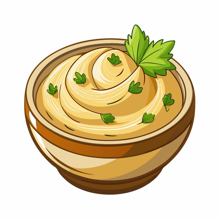 Vector ilustración vectorial de hummus day aislada sobre un fondo blanco