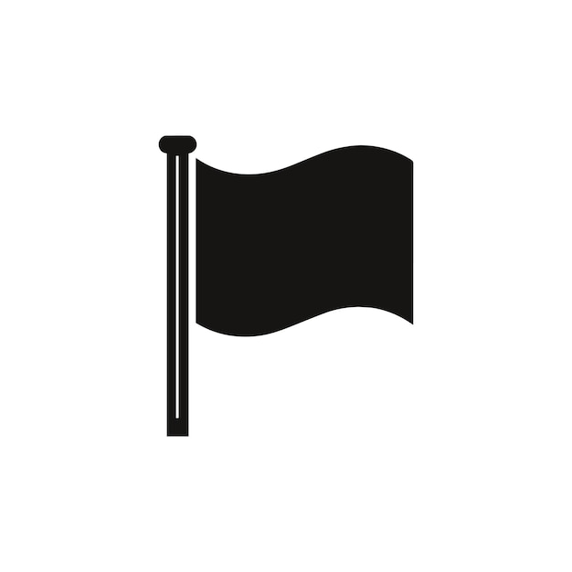 Ilustración vectorial del icono de la bandera