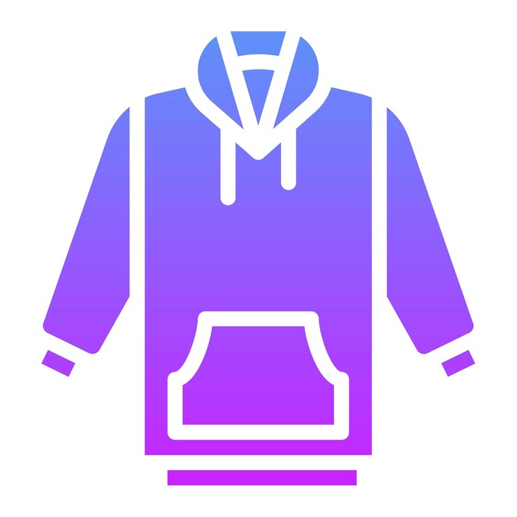 Vector ilustración vectorial del icono de la capucha del conjunto de iconos de ropa