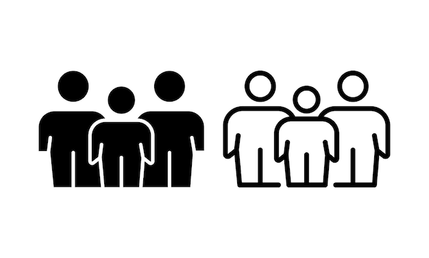 Ilustración vectorial del icono del cliente o del cliente