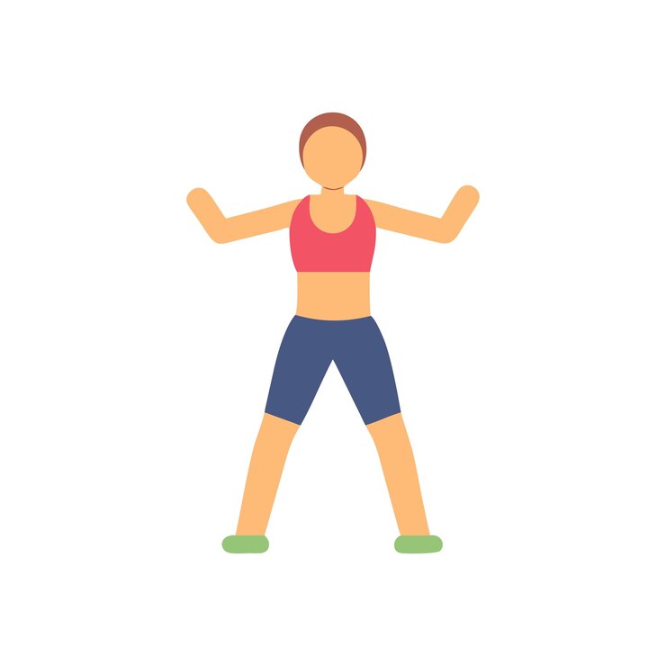 Vector ilustración vectorial del icono de entrenamiento de fitness