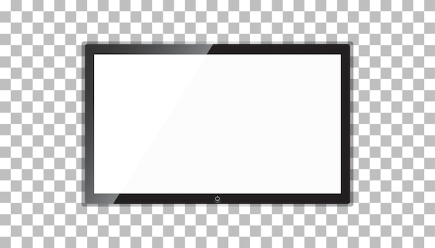 Ilustración vectorial de icono en estilo plano aislado en fondo aislado Símbolo de televisión para el diseño de sitios web aplicación de logotipo Tv ui