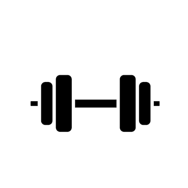 Ilustración vectorial del icono del gimnasio