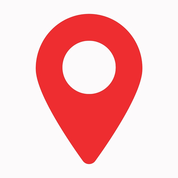 Ilustración vectorial del icono del pin del mapa Ilustración de las existencias
