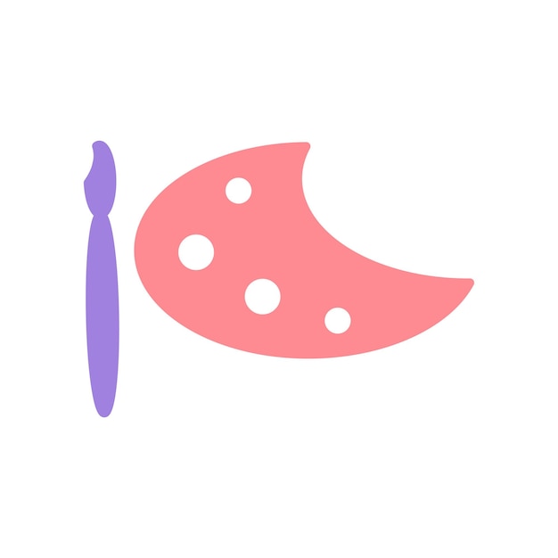 Ilustración vectorial del icono de la placa de color plana