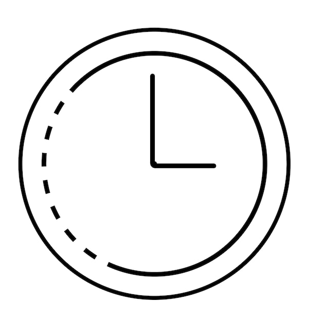 Ilustración vectorial del icono de los relojes de tiempo