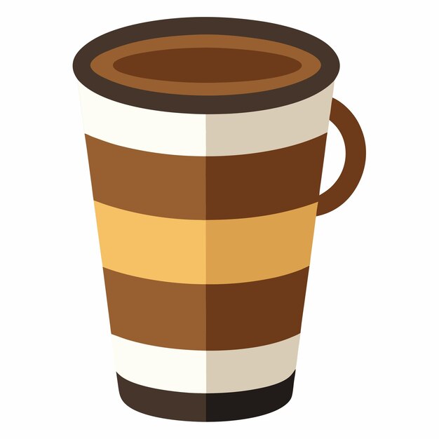 Ilustración vectorial del icono de la taza de café