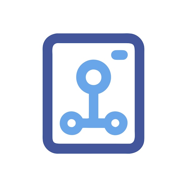 Ilustración vectorial del icono de la tecnología