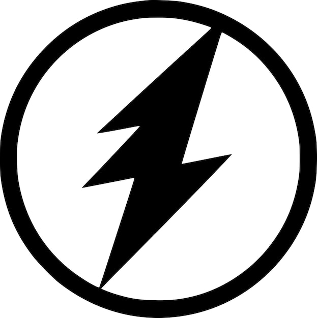 Ilustración vectorial de íconos aislados en blanco y negro