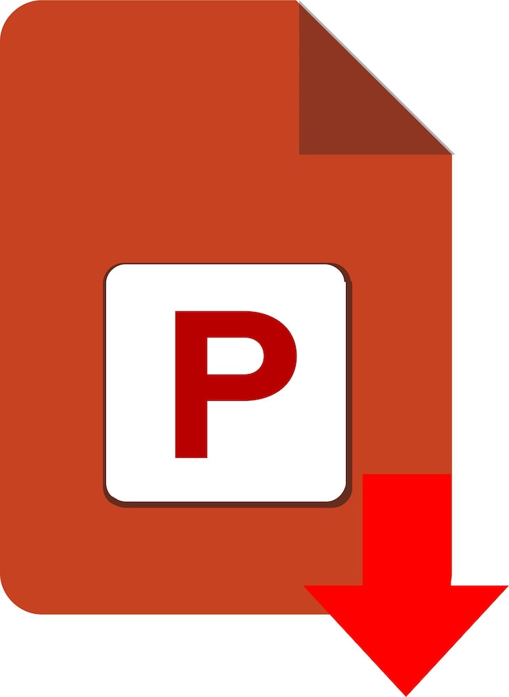 Vector ilustración vectorial de íconos de archivos de software de computadora ppt pptx