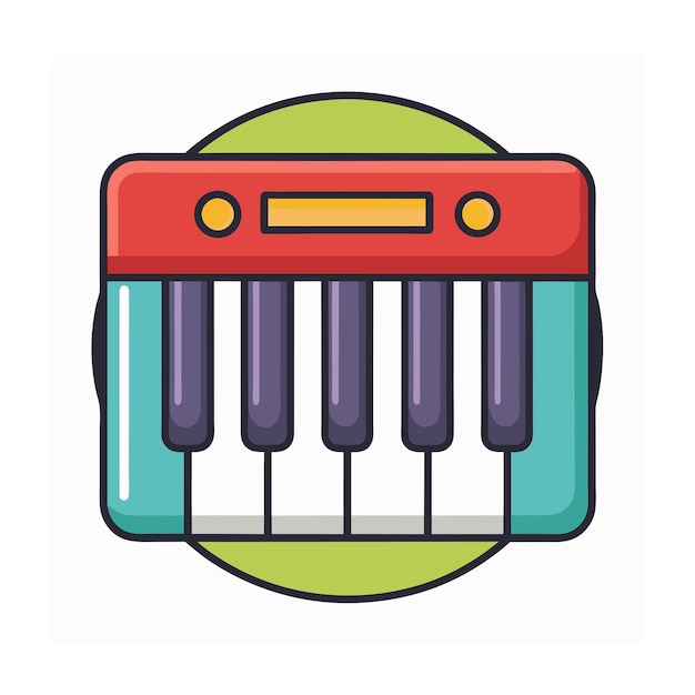 Ilustración vectorial de íconos de materiales para la educación