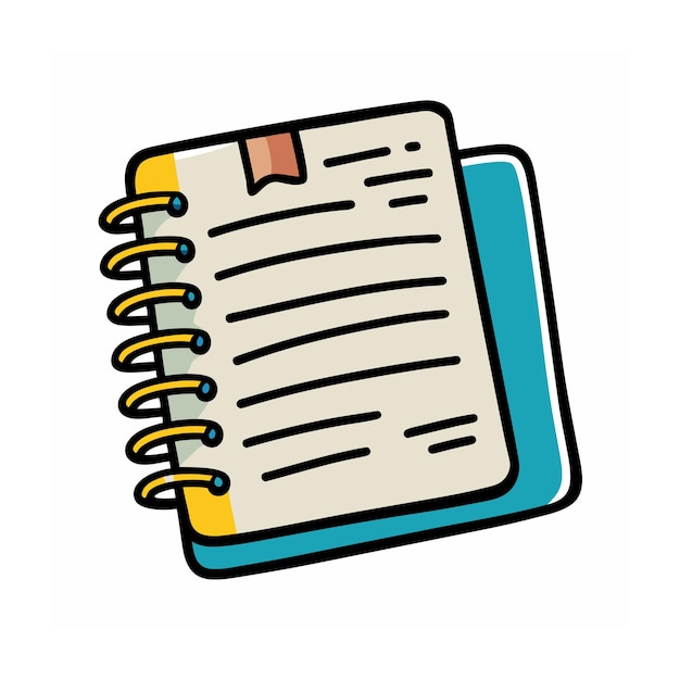 Ilustración vectorial de íconos de materiales para la educación