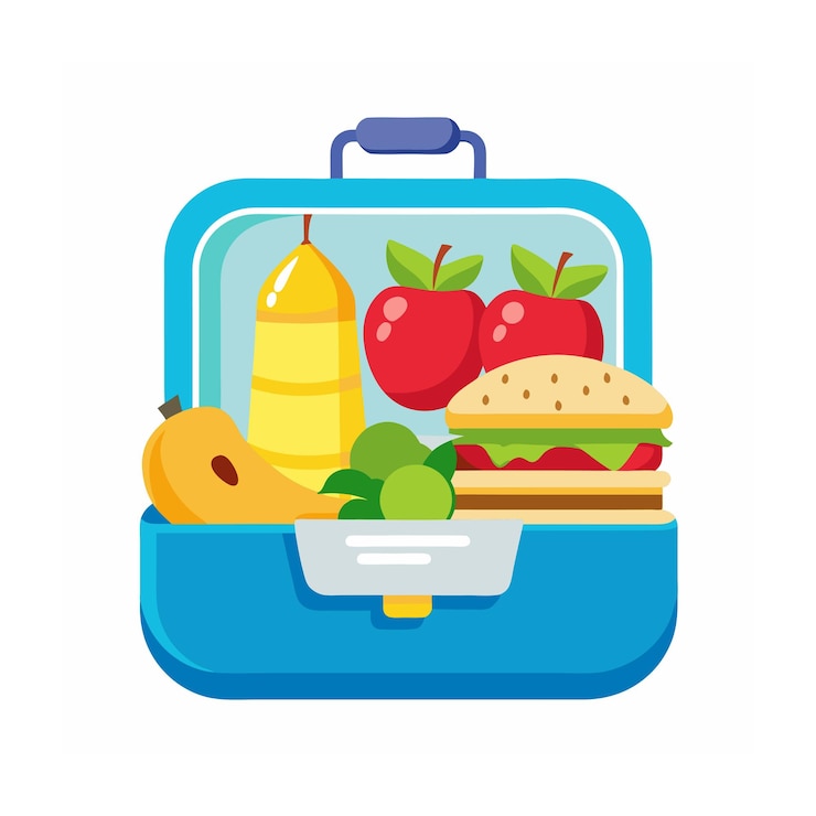 Vector ilustración vectorial de íconos de materiales para la educación