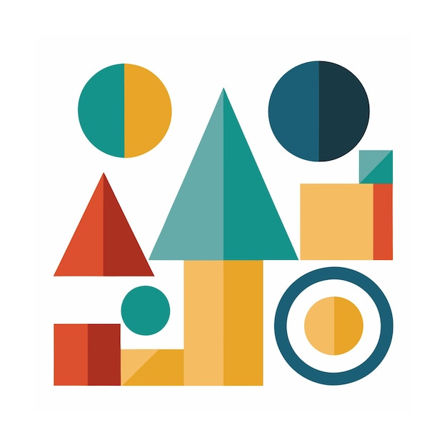 Ilustración vectorial de íconos de materiales para la educación