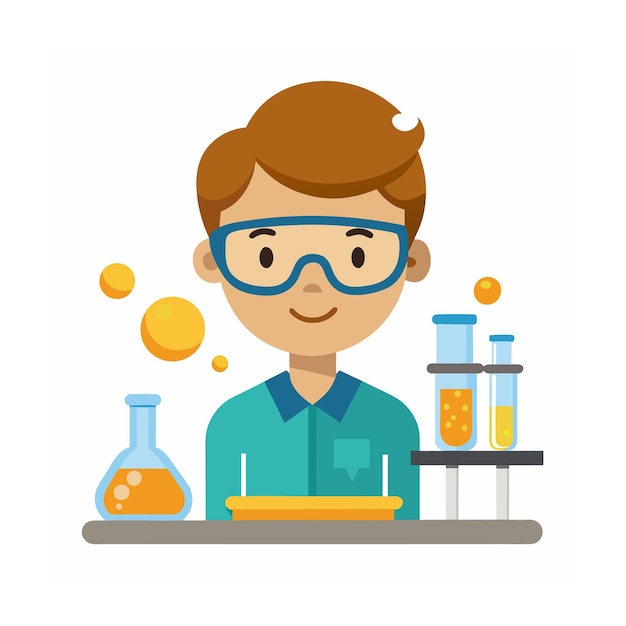 Ilustración vectorial de íconos de materiales para la educación