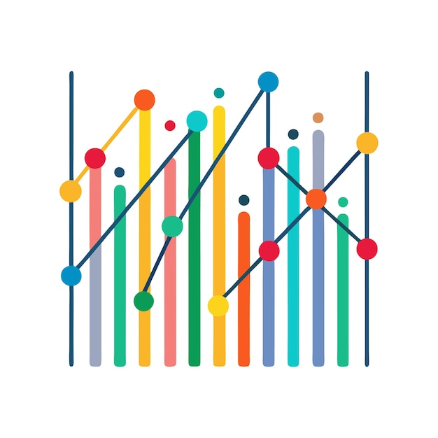Ilustración vectorial de íconos de negocios y finanzas