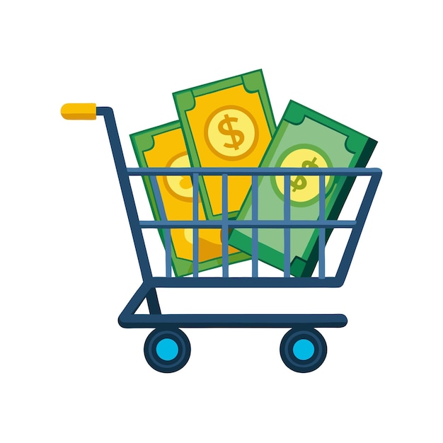 Ilustración vectorial de íconos de negocios y finanzas