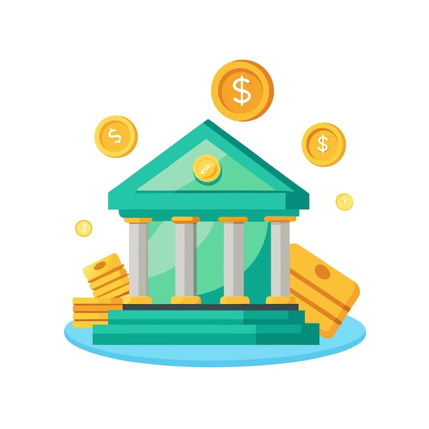 Ilustración vectorial de íconos de negocios y finanzas