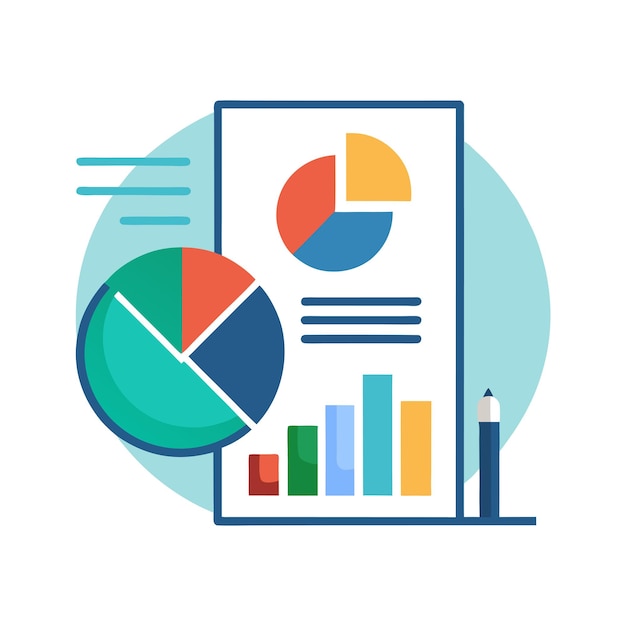 Ilustración vectorial de íconos de negocios y finanzas