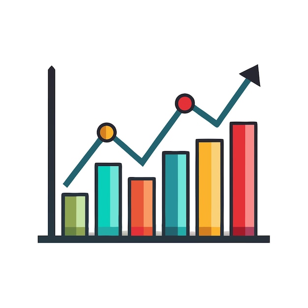 Ilustración vectorial de íconos de negocios y finanzas