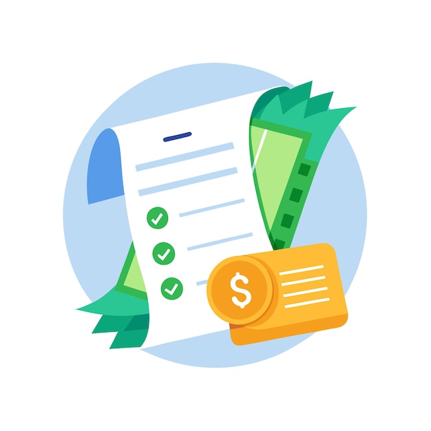 Ilustración vectorial de íconos de negocios y finanzas