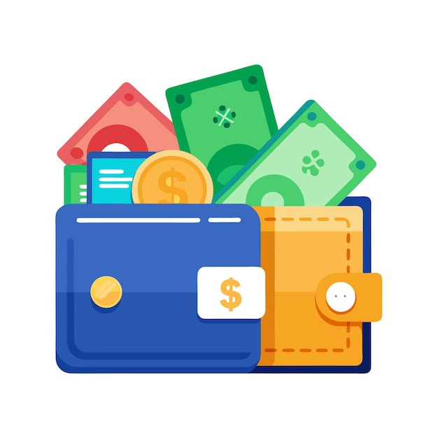 Ilustración vectorial de íconos de negocios y finanzas