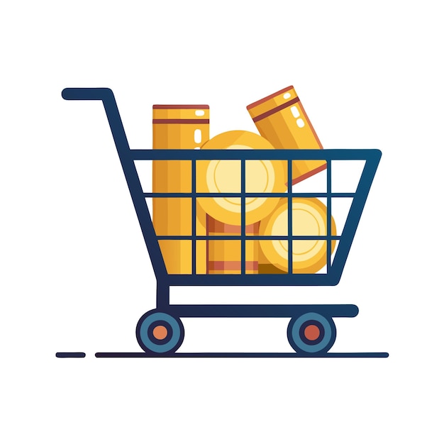 Ilustración vectorial de íconos de negocios y finanzas