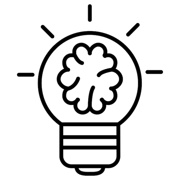 Ilustración vectorial de ideas creativas