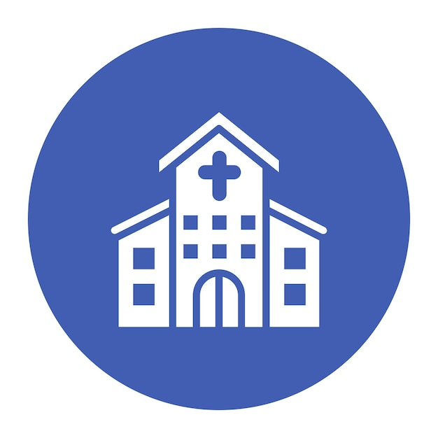 Ilustración vectorial de la iglesia