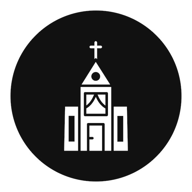 Vector ilustración vectorial de la iglesia