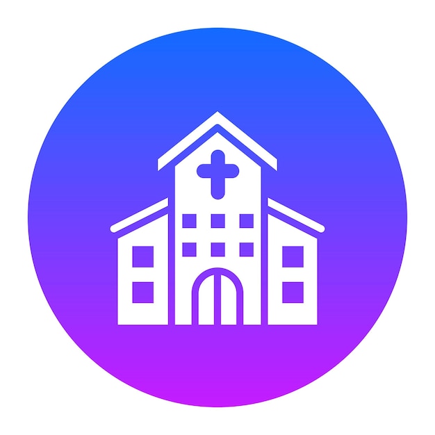 Ilustración vectorial de la iglesia