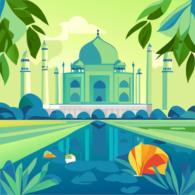 Vector ilustración vectorial de la india