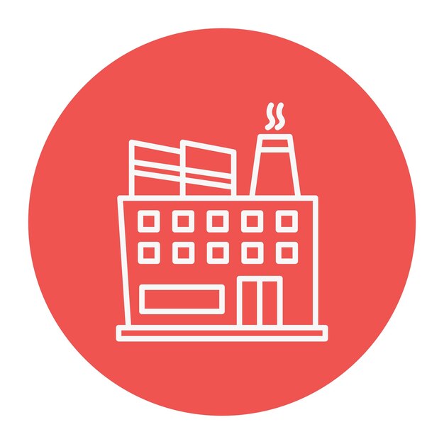Ilustración vectorial de la industria
