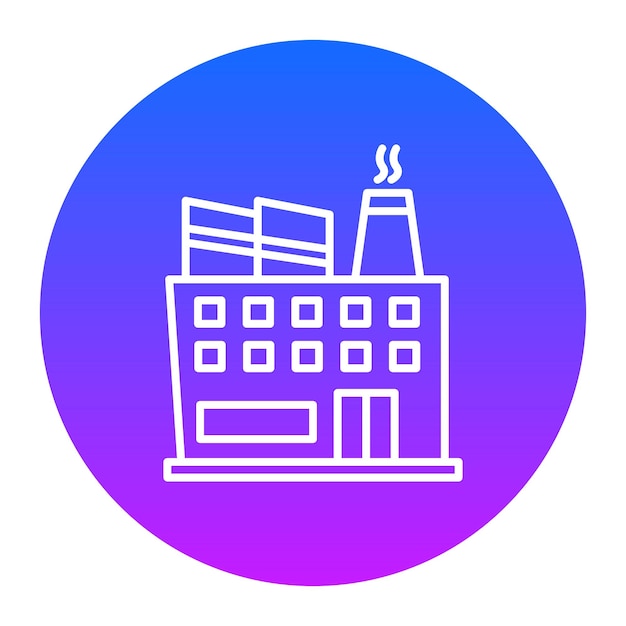 Ilustración vectorial de la industria