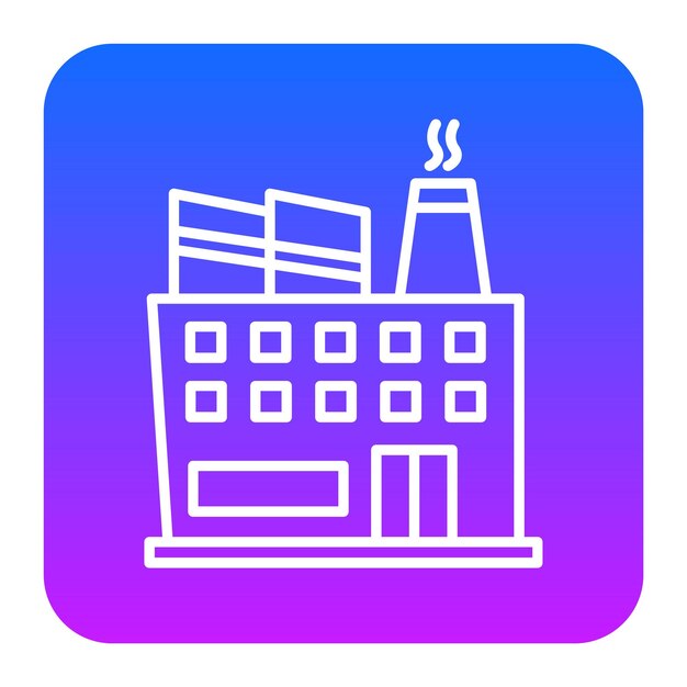 Ilustración vectorial de la industria