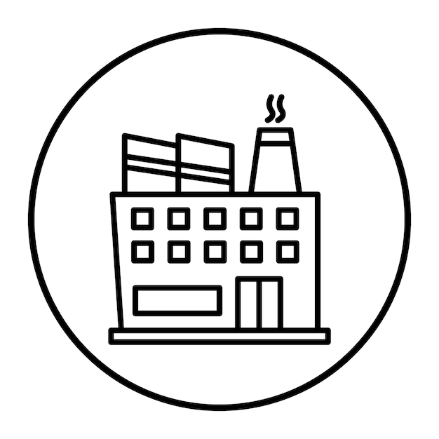 Ilustración vectorial de la industria