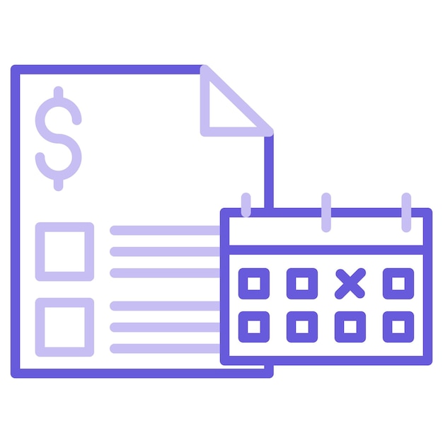 Ilustración vectorial del informe anual