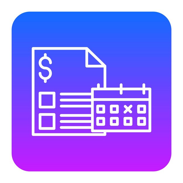 Ilustración vectorial del informe anual