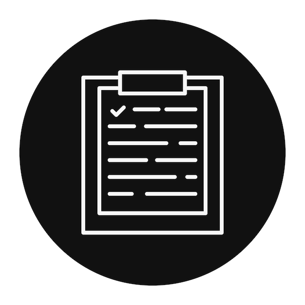 Ilustración vectorial del informe de laboratorio