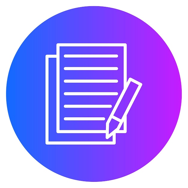 Ilustración vectorial del informe en línea