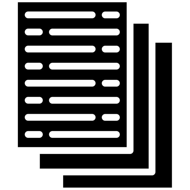 Ilustración vectorial del informe