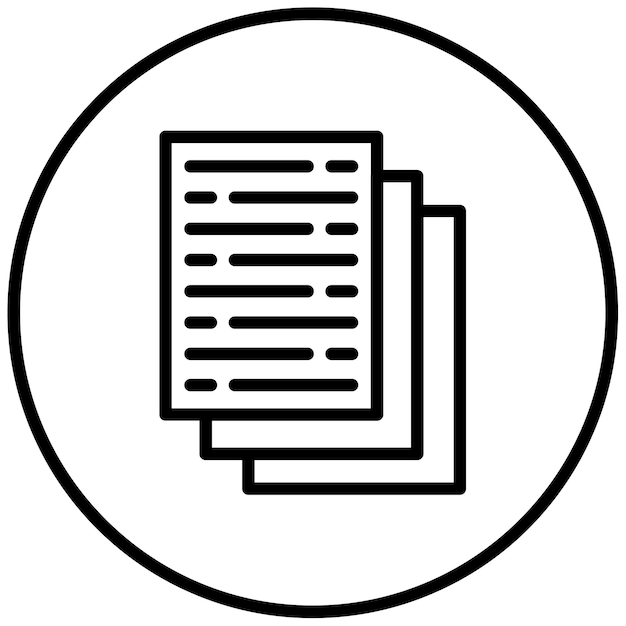 Ilustración vectorial del informe