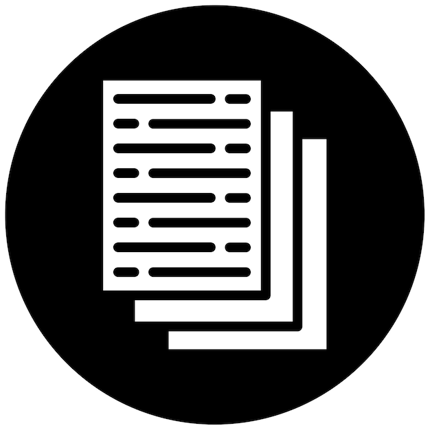Ilustración vectorial del informe