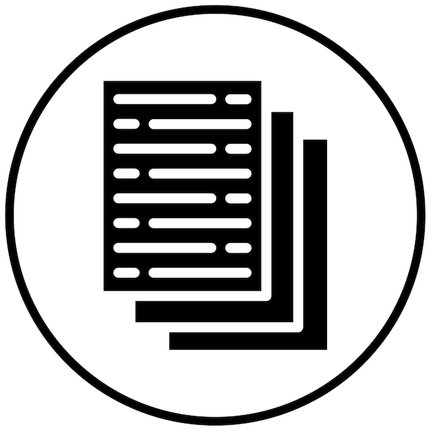 Ilustración vectorial del informe