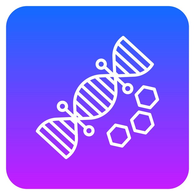 Ilustración vectorial de ingeniería genética